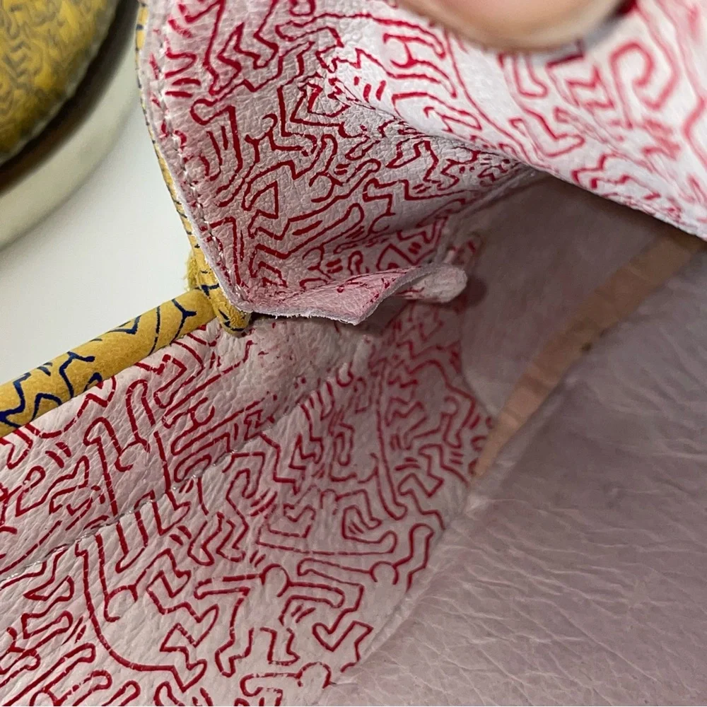 Yellow Patterned Loafers - Picture 10 of 13